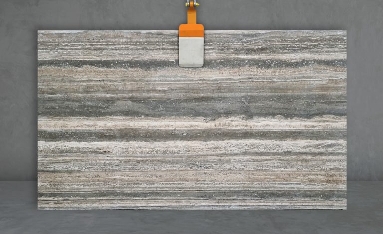 Silver Travertine - Marable - Sydney Marble Slab House