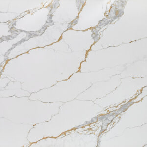 Unistone Calacatta Gold | Silica-Free Mineral Surface | Gloss Finish